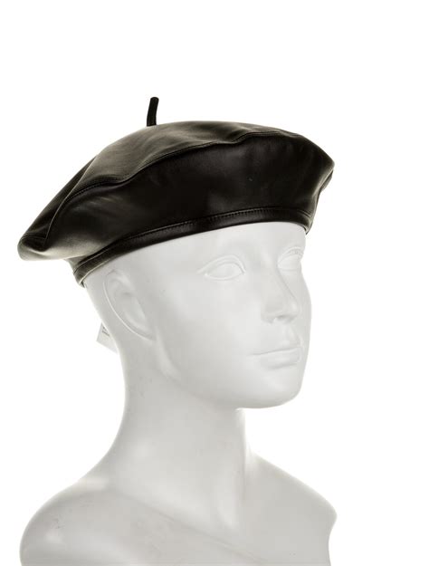 beret christian dior|black lambskin Dior beret.